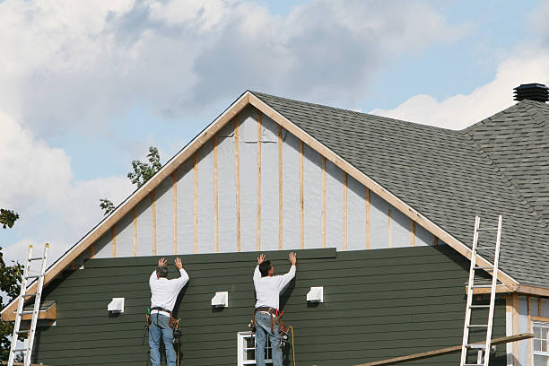 Professional Siding Repair technician working in Wingina, VA
